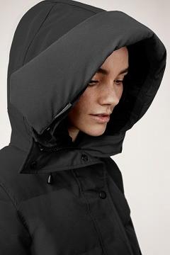 Chamarras Canada Goose Mujer Outlet - Shelburne Abrigos Black Label Negros QE8054397